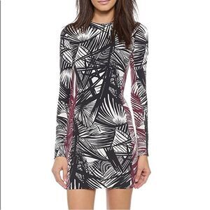 NEW Elizabeth & James Mailyn Bodycon Long Sleeve Party Mini Dress Size 2 Chic
